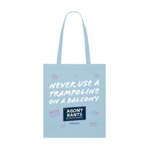 Agony Rants Tote - Blue